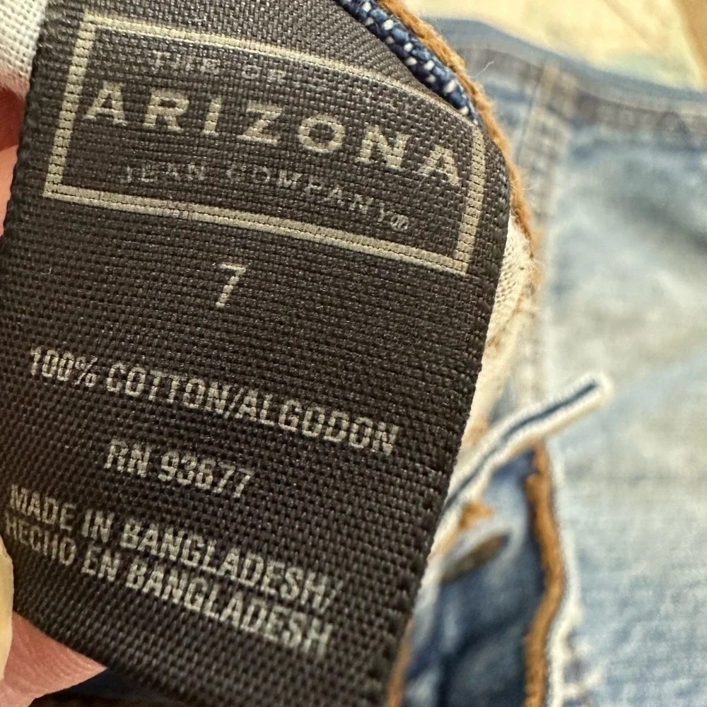Vintage 90s Boys Carpenter Blue Jeans Arizona Jean Company Size 7